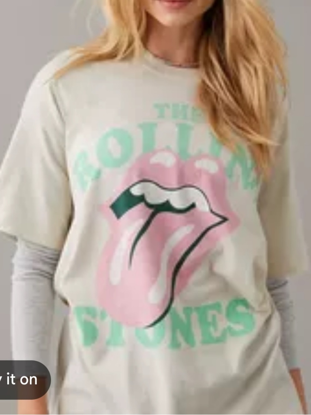 American Eagle Outfitters rollling stone  Band Tee 8